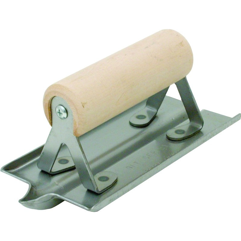 Marshalltown CG396 Concrete Groover, 6 in L Blade, 3 in W Blade, 1/4 in Radius, Steel Blade