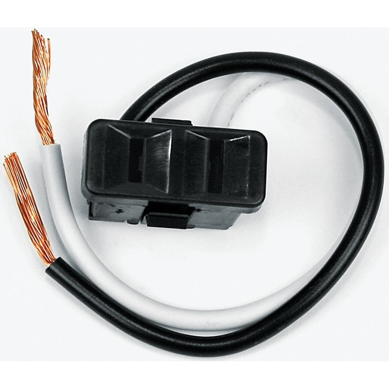 Jandorf 61014 Single Receptacle, 2 -Pole, 125 V, 15 A, Black