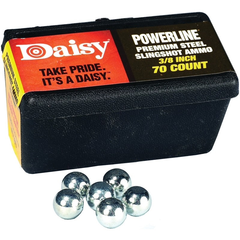 Daisy 8183 Slingshot Ammunition, Premium, Steel, Zinc (Pack of 6)