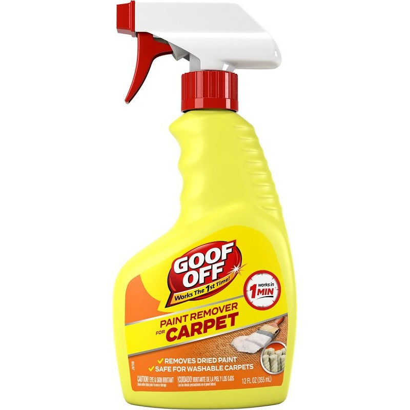 Goof Off FG910 Paint Remover, Liquid, Clear/Yellow, 12 oz