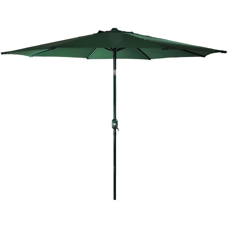 Seasonal Trends 60035 Crank Umbrella, 92.9 in H, 107.9 in W Canopy, 107.9 in L Canopy, Round Canopy, Steel Frame