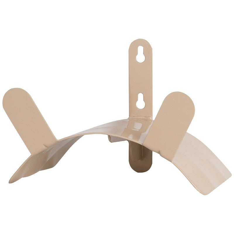 Landscapers Select HH-691 Hose Hanger, 125 ft Capacity, Steel, Tan, Powder-Coated, Wall Mounting