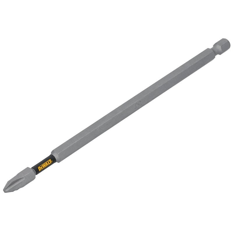 DEWALT TOUGHGRIP DWAF6PH2TG1 Screwdriver Bit, #2 Drive, Phillips Drive, 1/4 in Shank, Hex Shank, 6 in L, Steel