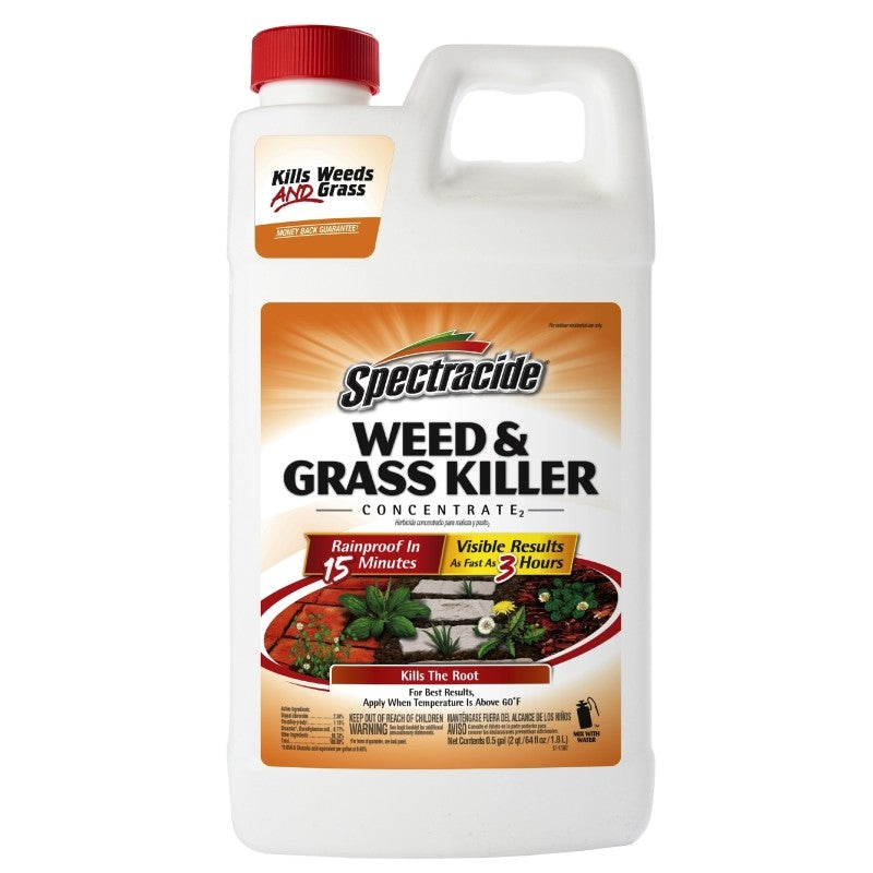 Spectracide HG-96451 Weed and Grass Killer, Liquid, Amber, 64 oz