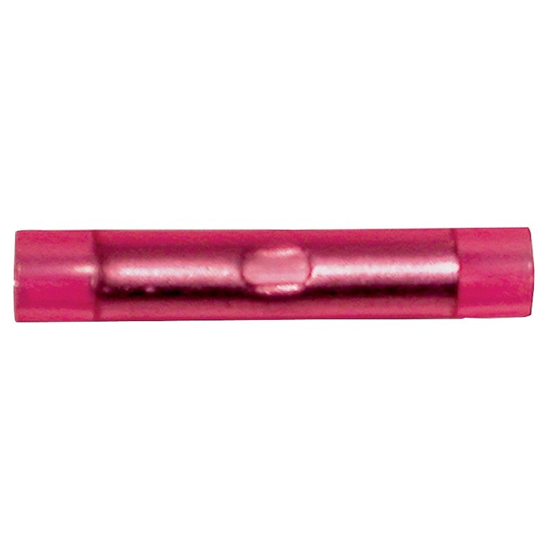 Calterm 65501 Butt Splice Connector, Red, 600 V