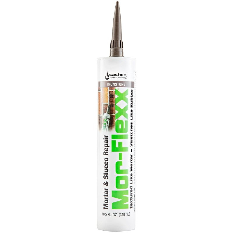 Sashco 15030 Mortar and Stucco Repair, Ironstone, Viscous Paste, 10.5 oz, Cartridge (Pack of 12)