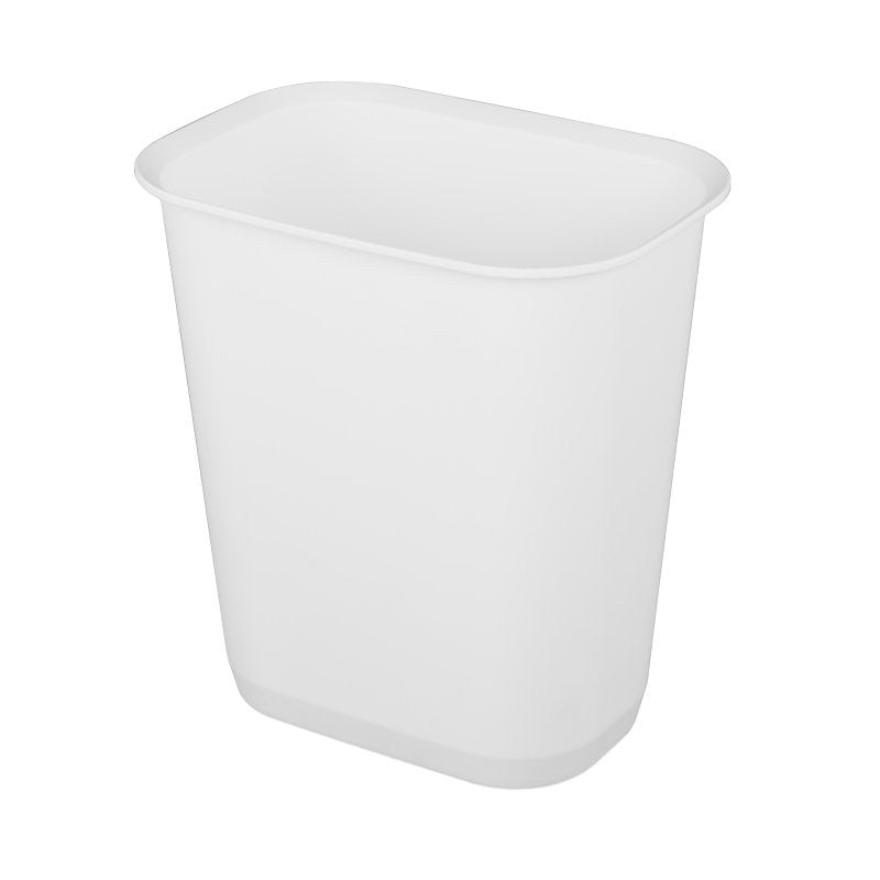 Sterilite 10468008 Rectangular Waste Basket, 3 gal, White