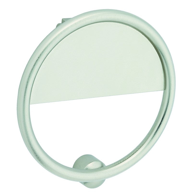 National Hardware Cooper N336-701 Door Knocker, Zinc, Satin Nickel, 7/32 in Mounting Hole