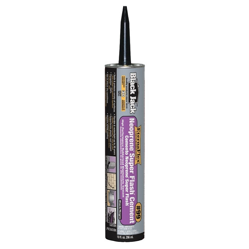 Gardner 1010-9-66/1329-GA Flashing Cement, Black, Liquid, 10 fl-oz Cartridge (Pack of 12)