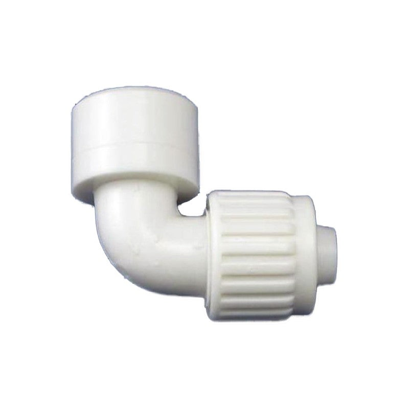 Flair-It PEXLOCK 16802 Pipe Elbow, 1/2 in, FPT, 90 deg Angle, 1/PK