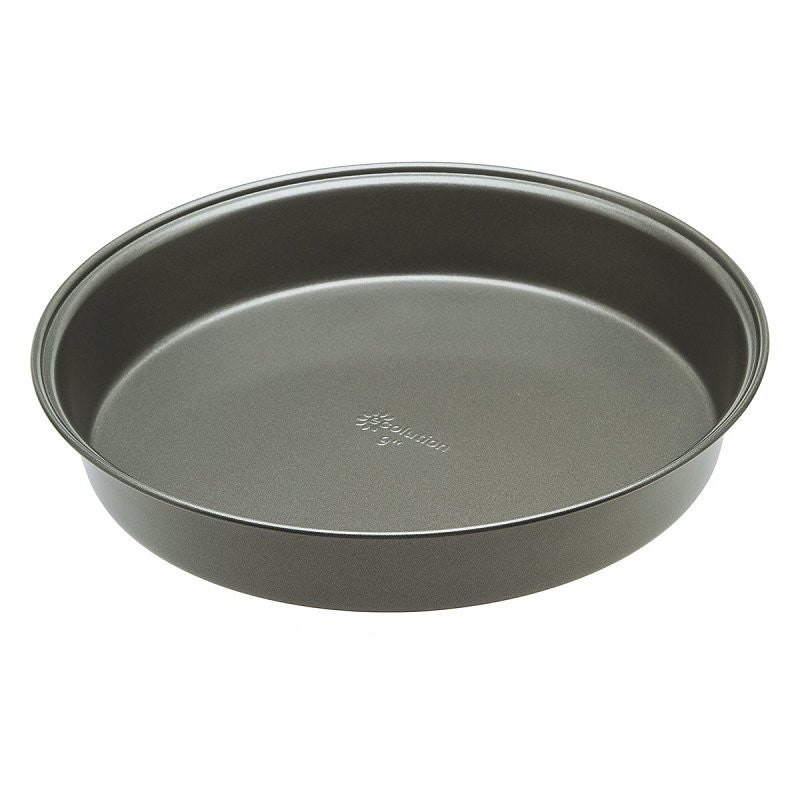 Ecolution BakeIns EIGY-3423 Cake Pan, Round, 9 in Dia, Carbon Steel, Non-Stick: Yes, Dishwasher Safe: Yes