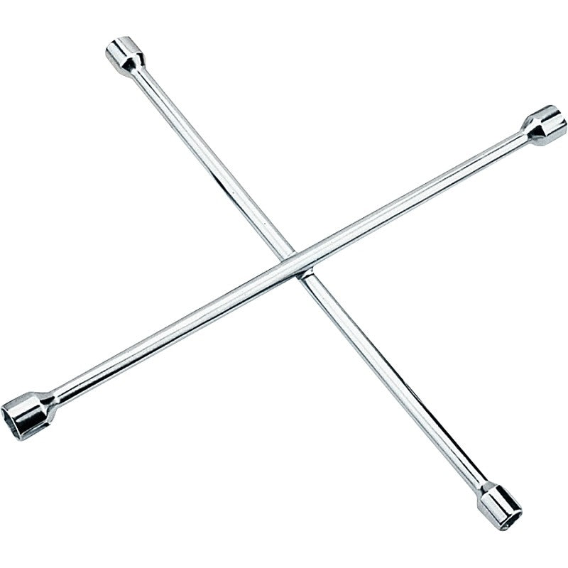ProSource JL-AT-TGCW10133L Lug Wrench, Hex Socket, 17, 19, 21 and 23 mm Socket, 20 in L, Carbon Steel, Chrome