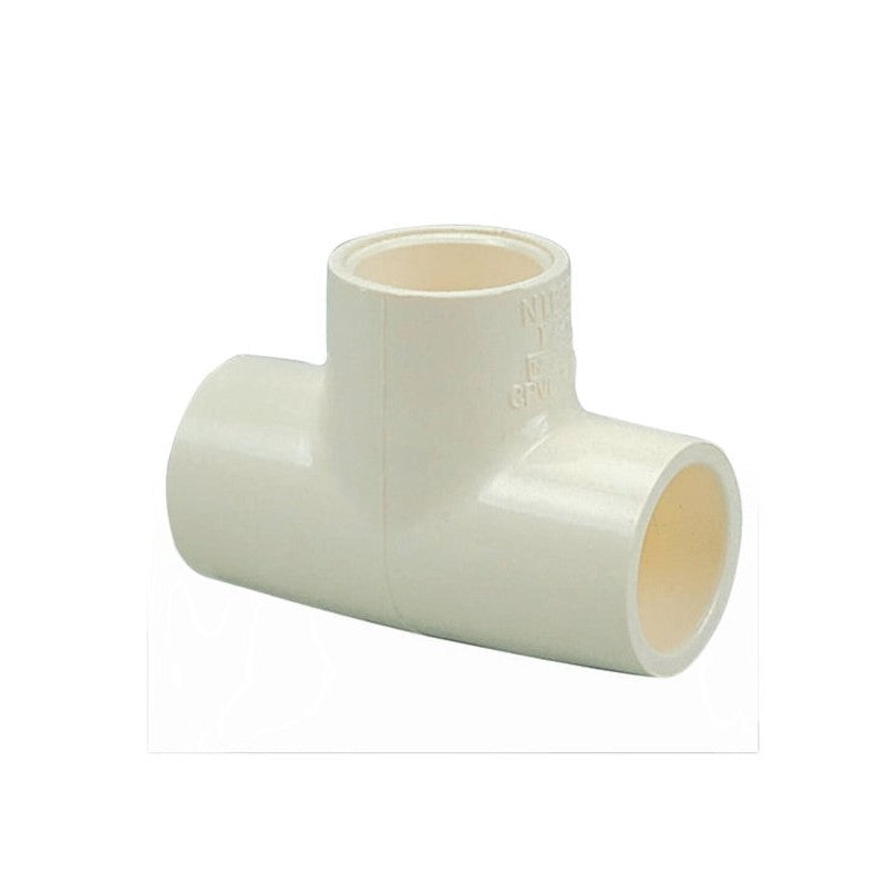 Nibco 161513 Pipe Tee, 3/4 x 1/2 x 3/4 in, Slip, CPVC