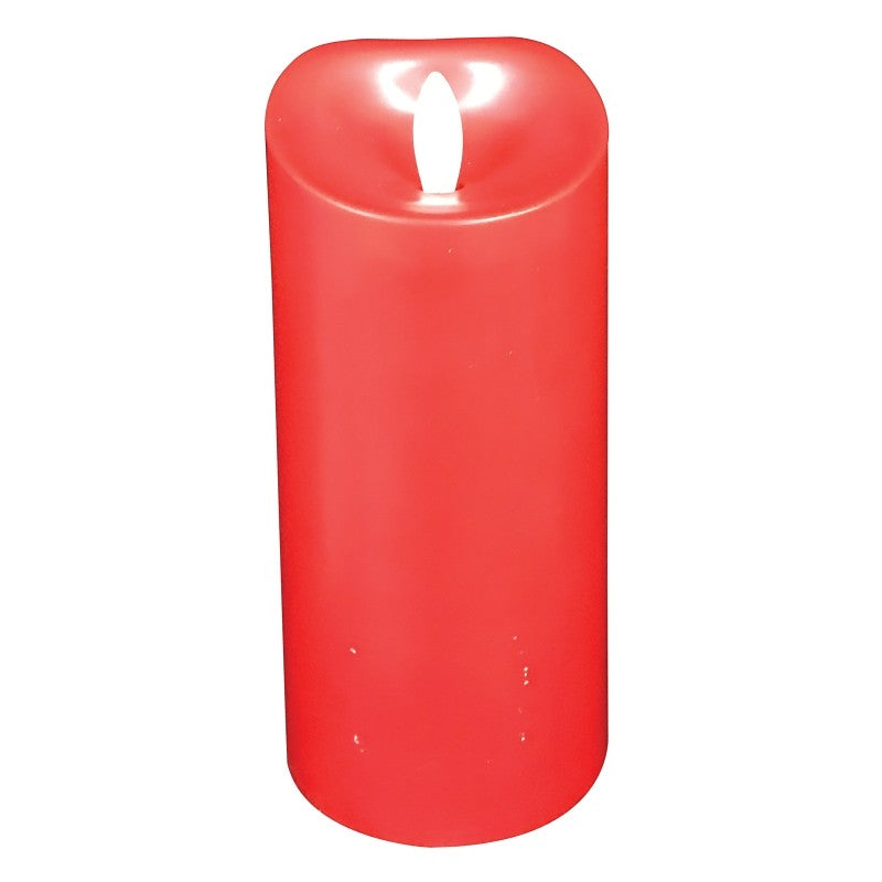 Hometown Holidays 25307 Christmas Candle, 7 in Candle, Cinnamon Fragrance, Red Candle (Pack of 4)