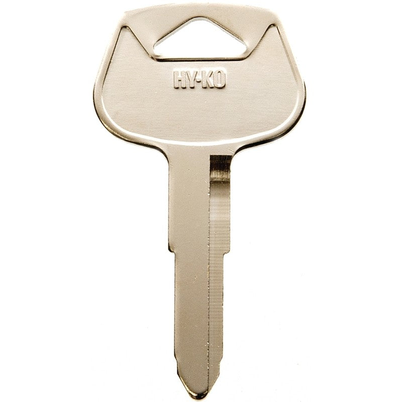 Hy-Ko 11010DC1 Key Blank, Brass, Nickel, For: Chrysler, Dodge, Eagle, Jeep, Plymouth Vehicles, DC1 Key Number (Pack of 10)