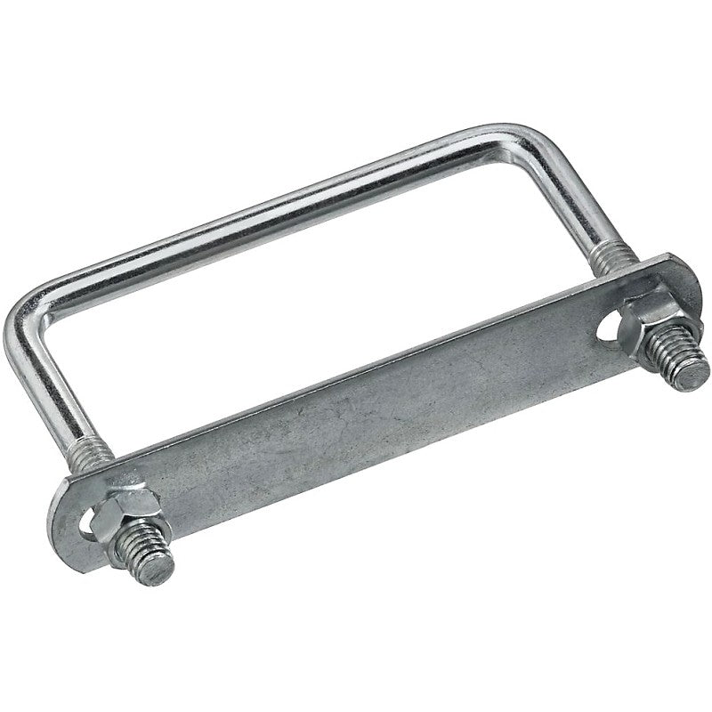 National Hardware N222-380 U-Bolt, 3/8-16 Thread, 1-1/2 in L Thread, Steel, Zinc (Pack of 5)