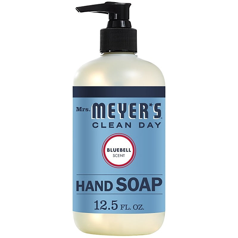 Mrs. Meyer's 17484 Hand Soap, Liquid, Bluebell, 12.5 oz Bottle