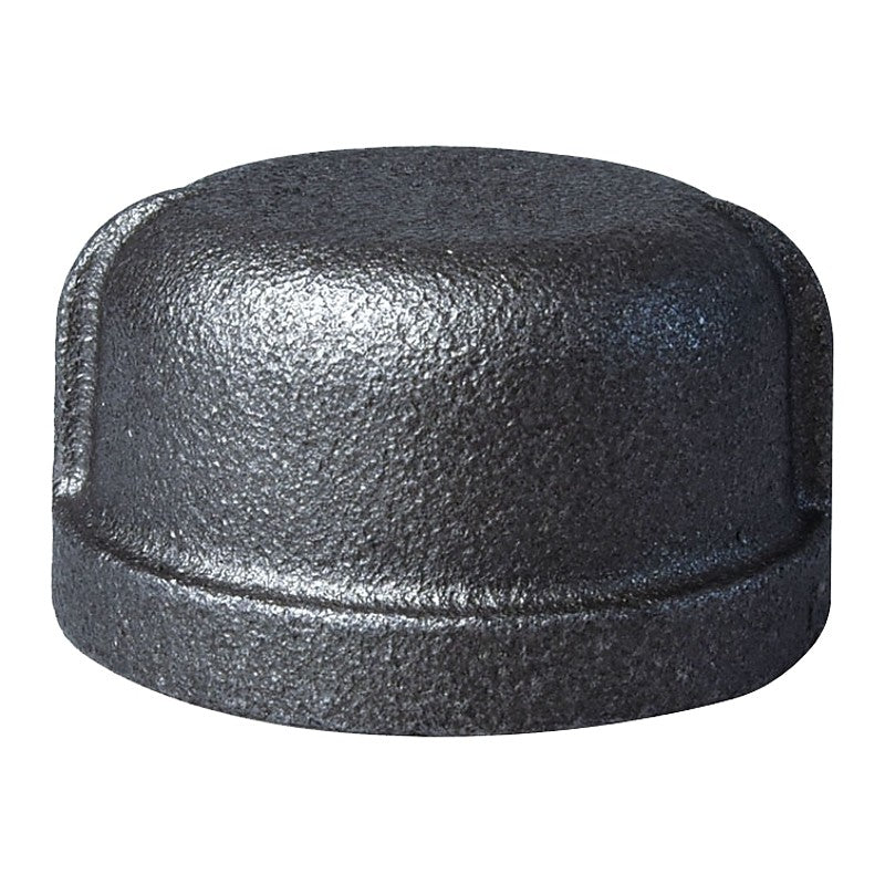 ProSource B300 40 Pipe Cap, 1-1/2 in, Threaded, Malleable Iron, 40 Schedule, 300 psi Pressure