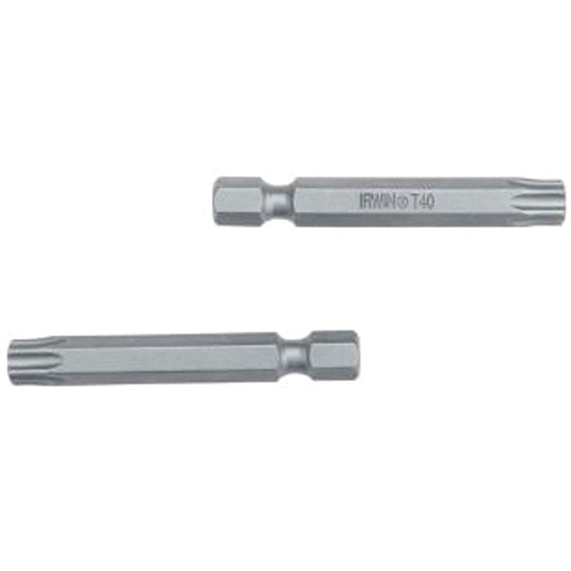 Irwin 93369 Power Bit, T20 Drive, Torx Drive, 1/4 in Shank, Hex Shank, 6 in L, S2 Steel