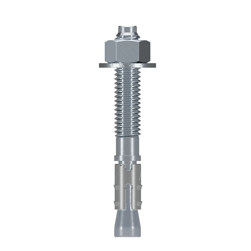 Simpson Strong-Tie Strong-Bolt 2 STB2-37300P1 Wedge Anchor, 3/8 in Dia, 3 in OAL, Carbon Steel, Zinc (Pack of 15)