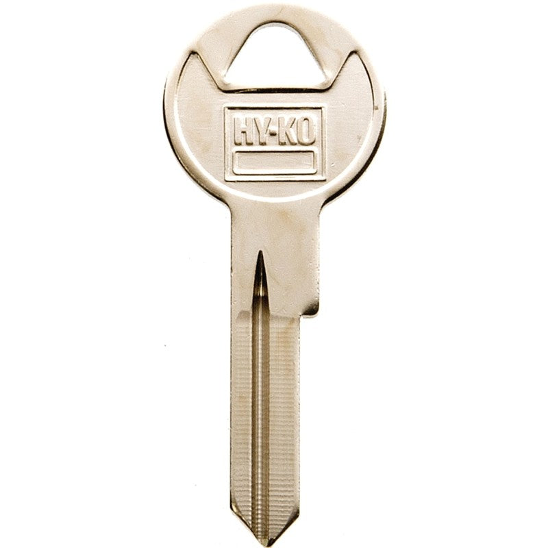 Hy-Ko 11010H26 Key Blank, Brass, Nickel, For: Ford, Lincoln, Mercury Vehicles, H26 Key Number (Pack of 10)