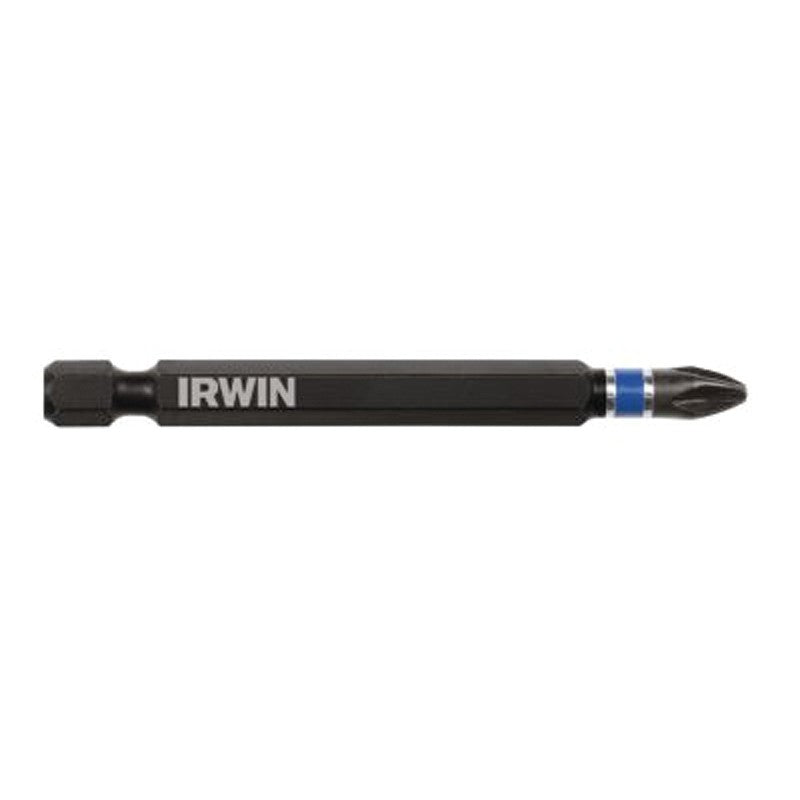 Irwin 1837456 Power Bit, #2 Drive, Phillips Drive, 1/4 in Shank, Hex Shank, 3 in L, High-Grade S2 Tool Steel