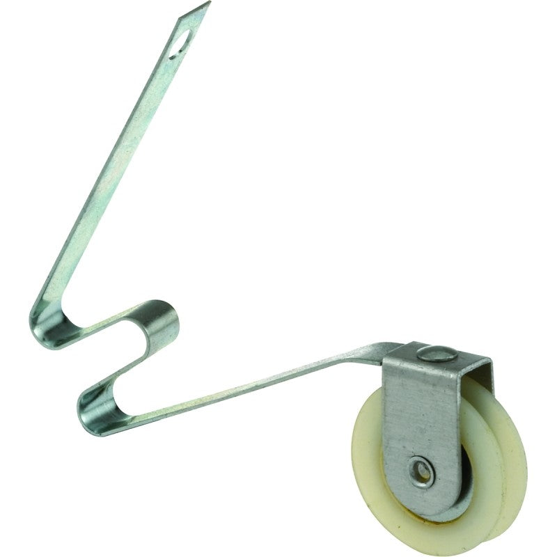 Prime-Line B 640 Adjustable Spring Tension Roller Assembly, 1 in Dia Roller, 1/4 in W Roller, Polyethylene Roller, Steel