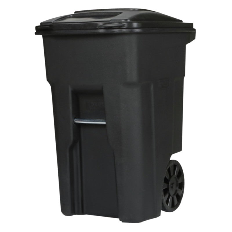 Toter 79248-R2200 Trash Can, 48 gal Capacity, Polyethylene, Black, Lid Closure