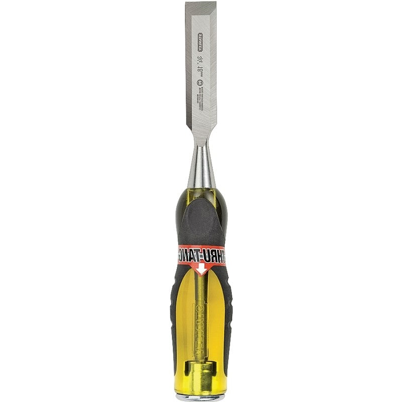 STANLEY 16-977 Chisel, 3/4 in Tip, 9 in OAL, Carbon Steel Blade, Ergonomic Handle