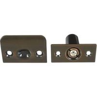 Adjustable Ball Catch With Squared Plates 1 By 2-1/8 Inch Antique Bronze