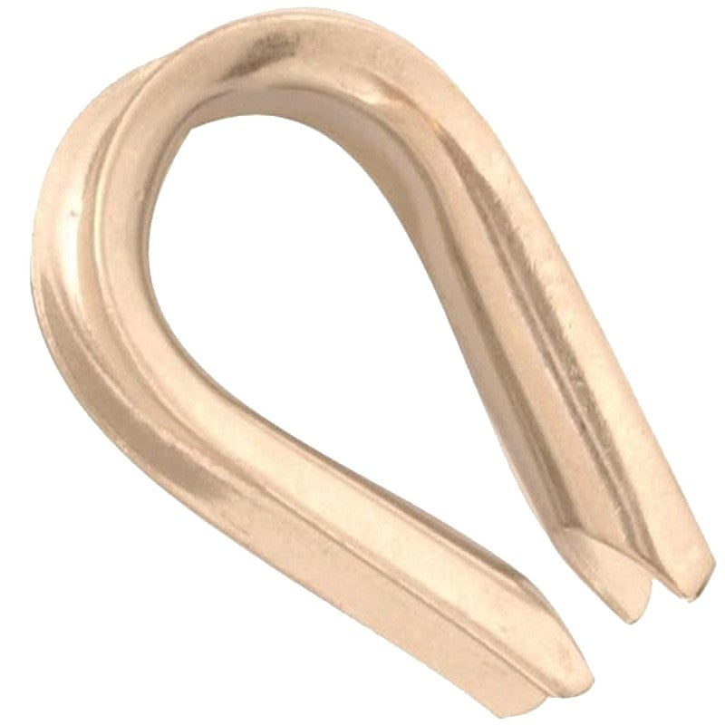 Baron 264EG-5/16 Wire Rope Thimble, 5/16 in Dia Cable, Steel, Electro-Galvanized (Pack of 25)