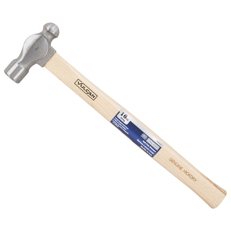 Vulcan BP16H Hammer, 16 oz Head, Ball Pein Head, CS Head, 14-1/8 in OAL
