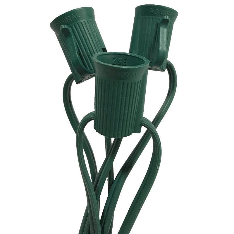 Hometown Holidays C9500GC-12 Socket Light Cord Reel, 110/120 V, 12-Lamp, LED, 500 ft L