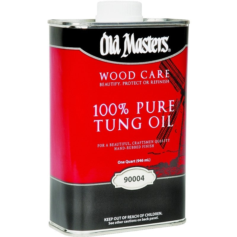 Old Masters 90004 Tung Oil, Liquid, 1 qt, Can
