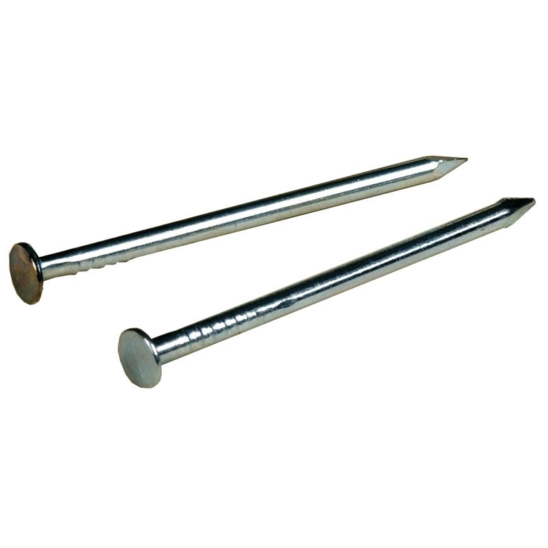 Hillman 122561 Wire Nail, 3/4 in L, Steel, Galvanized, Flat Head, Smooth Shank, 1.75 oz (Pack of 6)