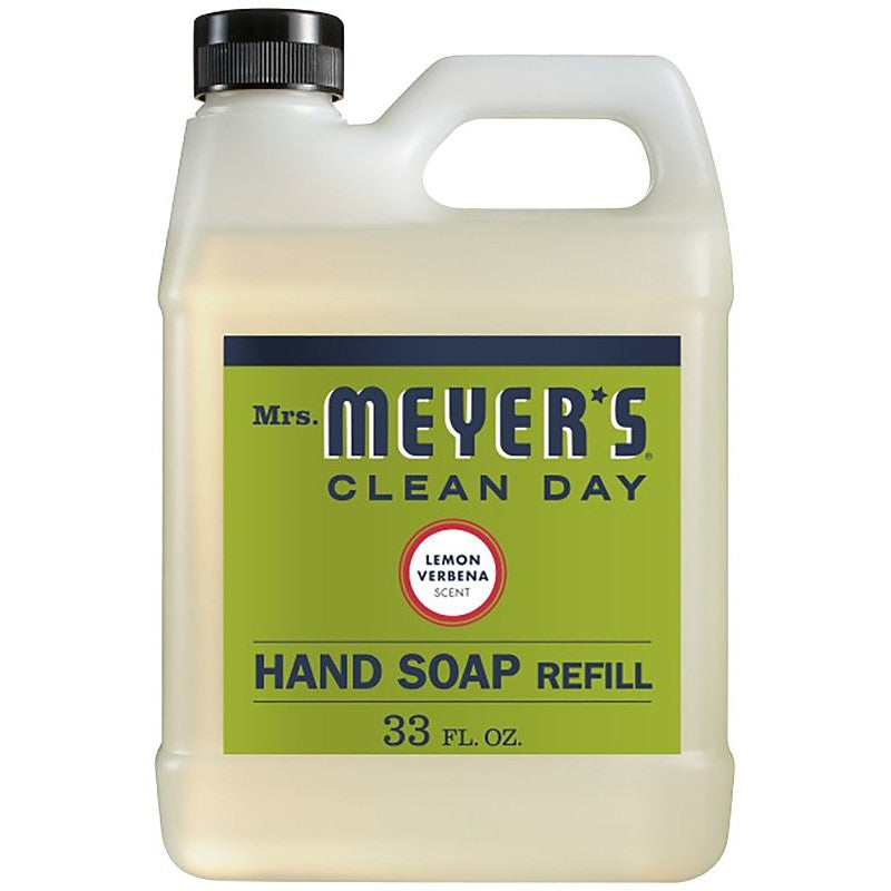 Mrs. Meyer's 12163 Hand Soap Refill, Liquid, Lemon Verbena, 33 oz Jug