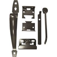 Ornamental Thumb Latch Black