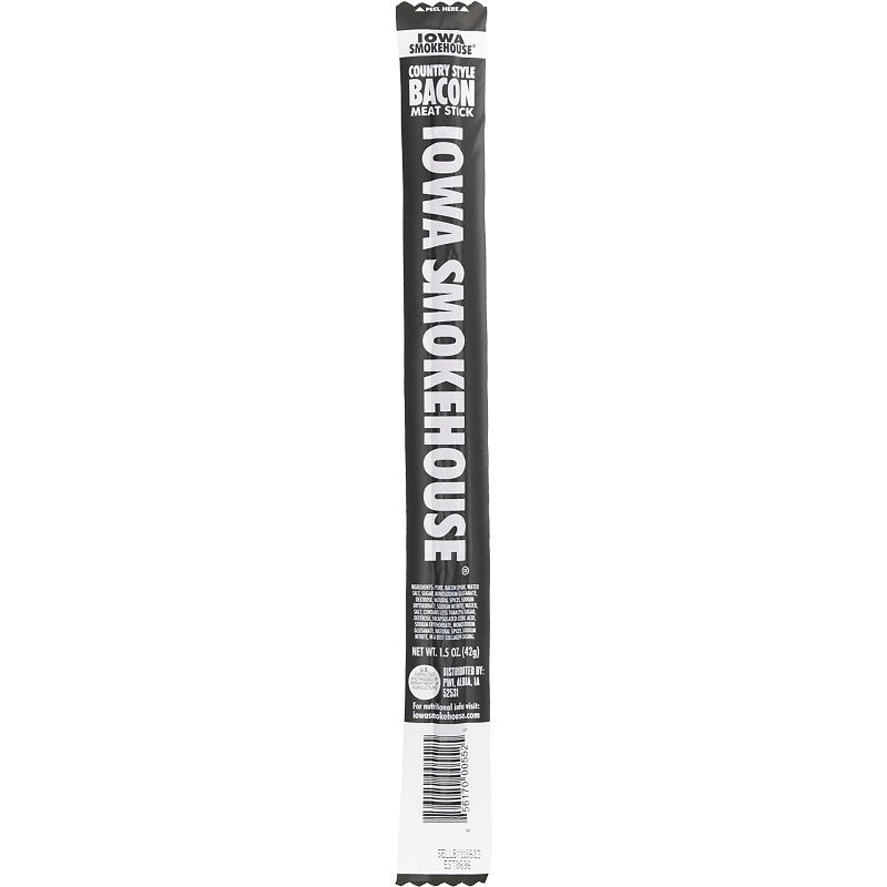 Iowa Smokehouse is-1.5csba-m Meat Stick, Bacon, 1.5 oz (Pack of 24)