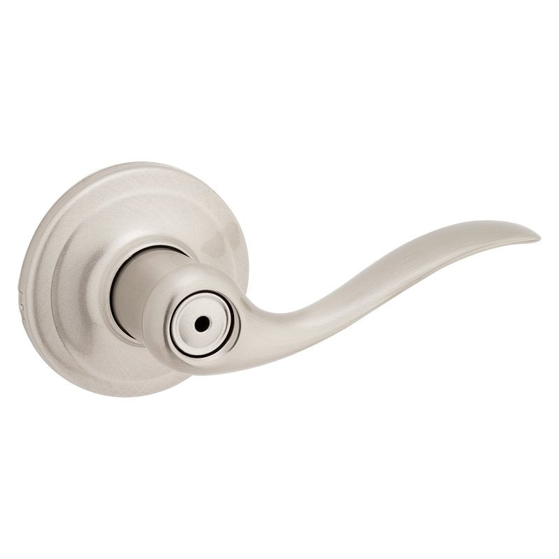 Kwikset Signature Series 730TNL 15 6AL RCS BP Privacy Lever, Thumbturn Lock, Satin Nickel, Zinc, Residential, 2 Grade