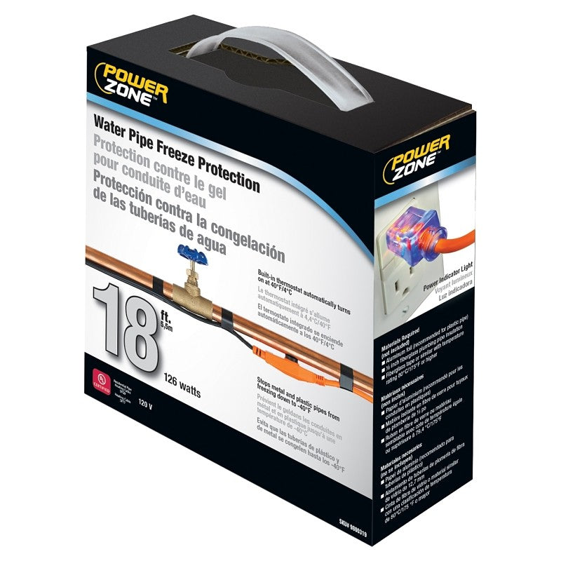PowerZone ORPHC12618 Pipe Heat Tape, 18 L
