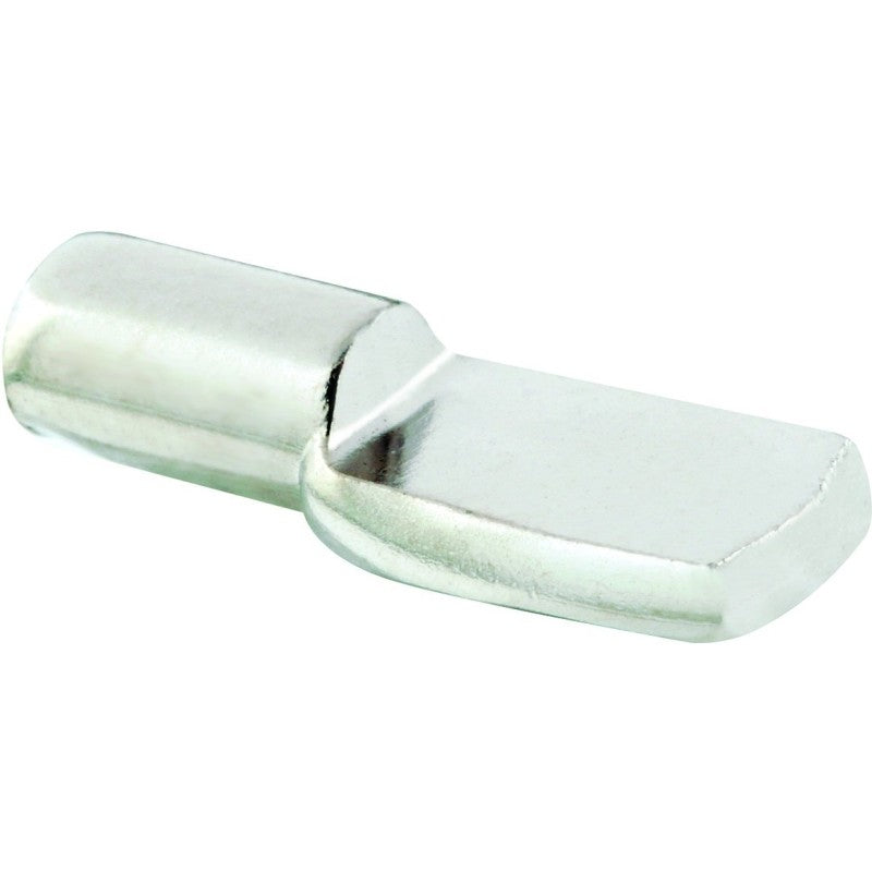Prime-Line U 10166 Shelf Support Peg, Utility Hook, Specifications: 5 mm Dia x 5/16 in L Pin, Wall Mount, Nickel, 25 lb