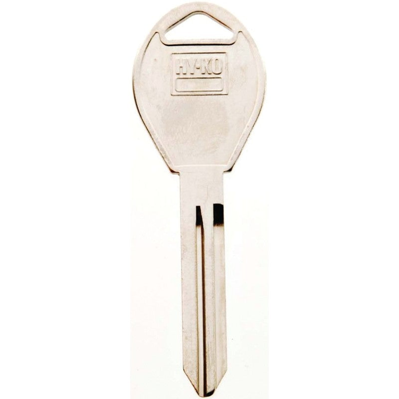 Hy-Ko 11010DA34 Automotive Key Blank, Brass, Nickel, For: Nissan Vehicle Locks, DA34 Key Number (Pack of 10)