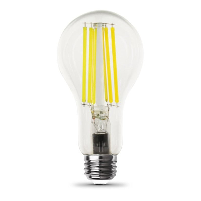 Feit Electric OM150DM/CL/850/FIL LED Light Bulb, A21 Lamp, 150 W Equivalent, E26 Medium Lamp Base, Clear