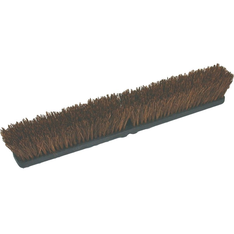 Birdwell 2024-12 Broom Head, Threaded, 3 in L Trim, Synthetic Blend Fiber Bristle, Black