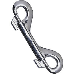 National Hardware N277-061 Double Bolt Snap, 3-15/16 in, 100 lb Working Load, Zinc, Nickel