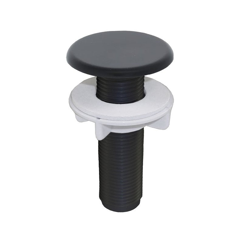 Danco 11091 Sink Hole Cover, Plastic, Matte Black, 1-3/4 in Sink Hole, For: Mobile Homes and RVs