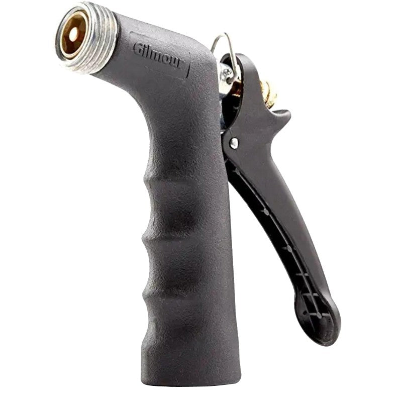 Gilmour 805932-1002 Watering Nozzle, GHT, 2.5 to 5 gpm, Aluminum/Stainless Steel, Black
