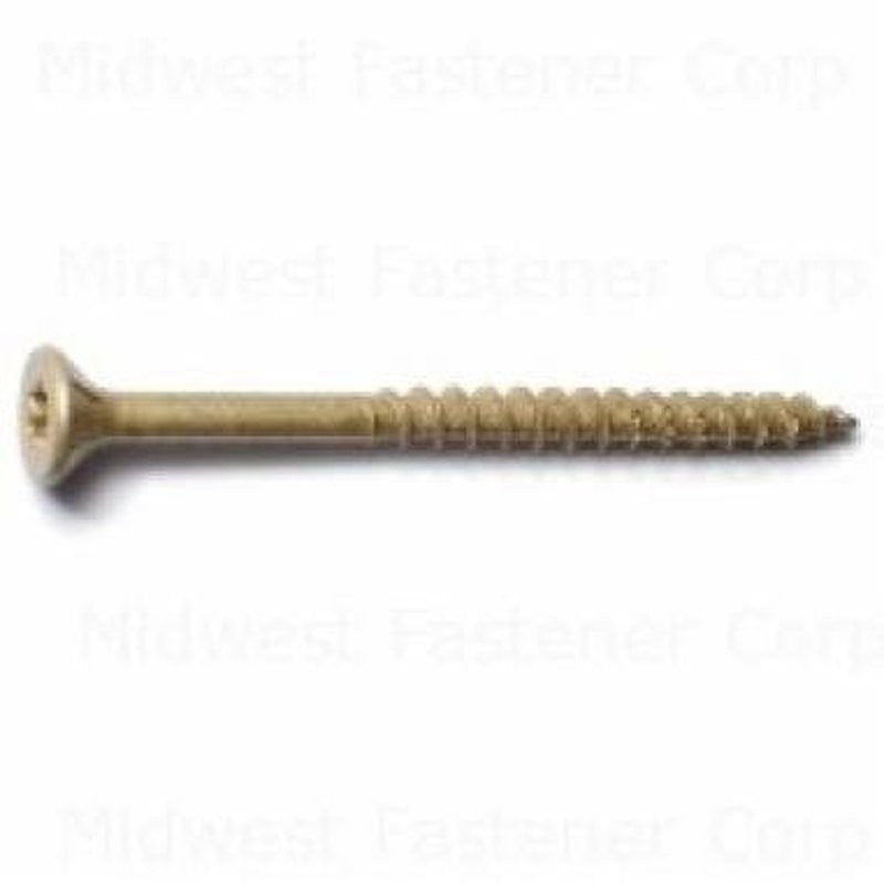 SaberDrive 50758 Deck Screw, #9 Thread, 2-1/2 in L, Serrated Thread, Bugle Head, Star Drive, Steel, 2192/PK