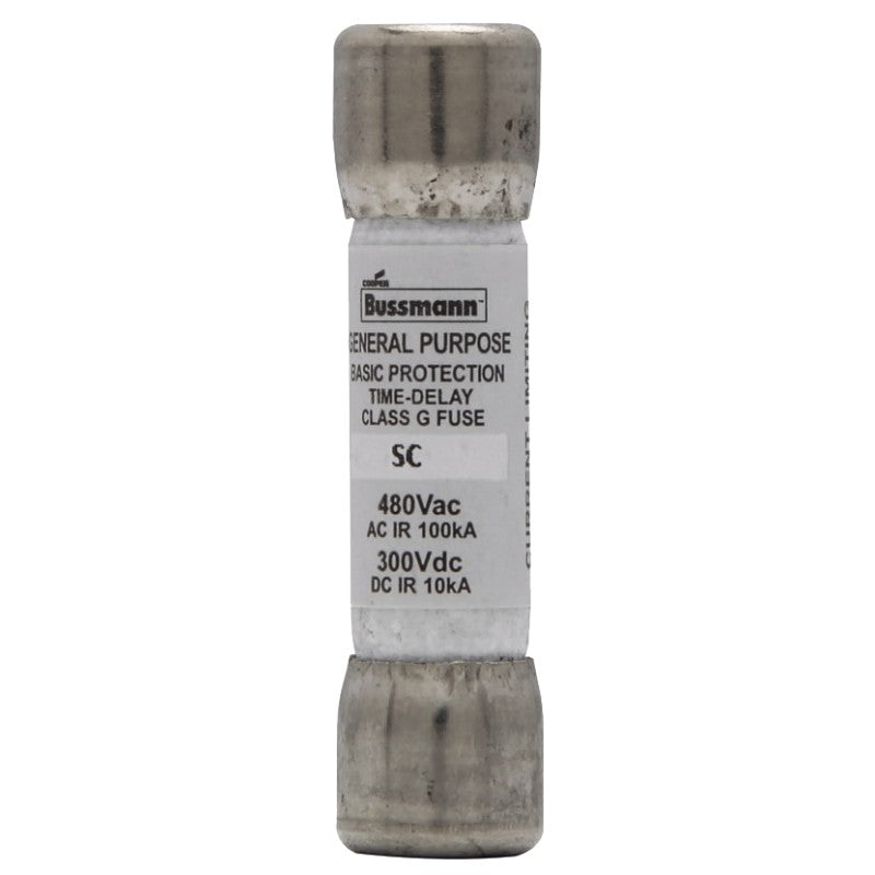 Bussmann BP/SC-30 Fuse, 30 A, 480 V, Glass Body, Cartridge, Electronic Fuse