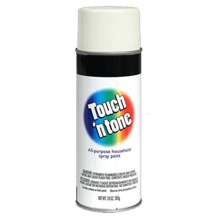 Touch 'N Tone 55274830 Spray Paint, Gloss, White, 10 oz, Can